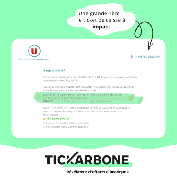 Regardez votre boîte mail... vos courses prennent une nouvelle dimension. 📩